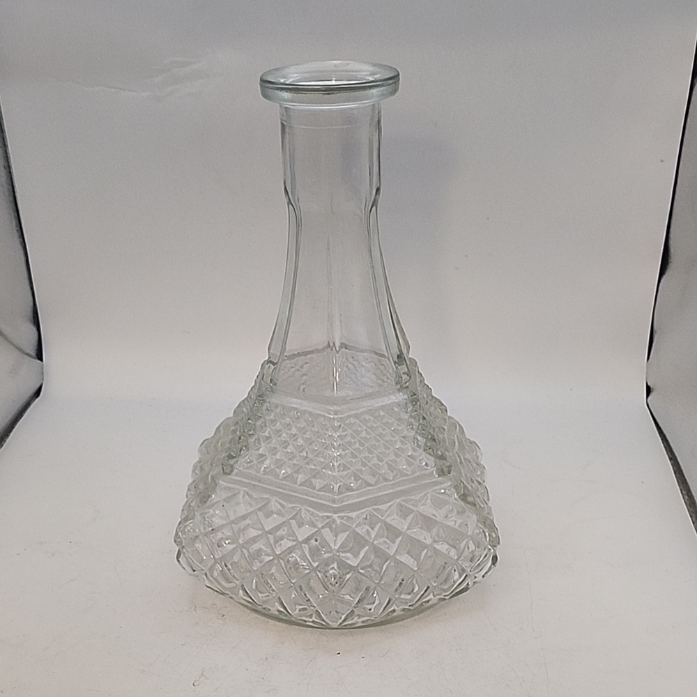 Vintage Anchor Hocking Wexford Glass Decanter No Lid